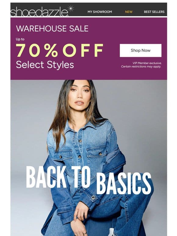 70% OFF JUST FOR YOU