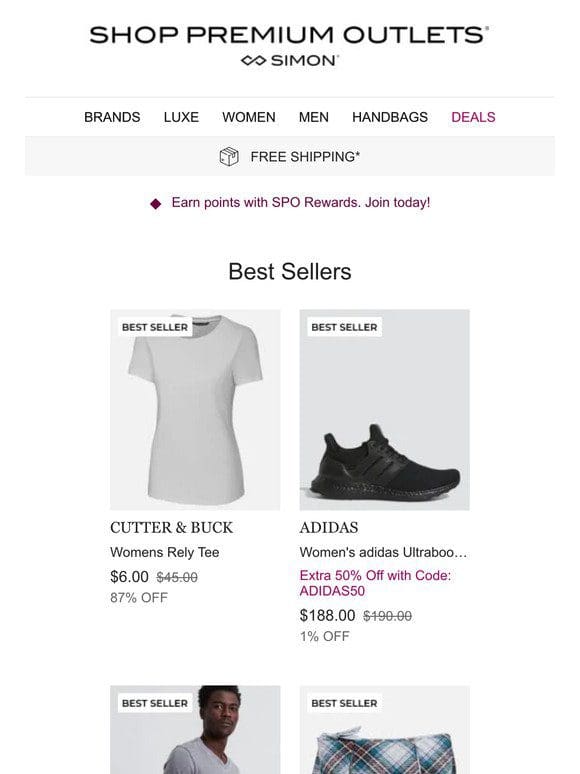 87% Off Cutter & Buck Womens Rely Tee