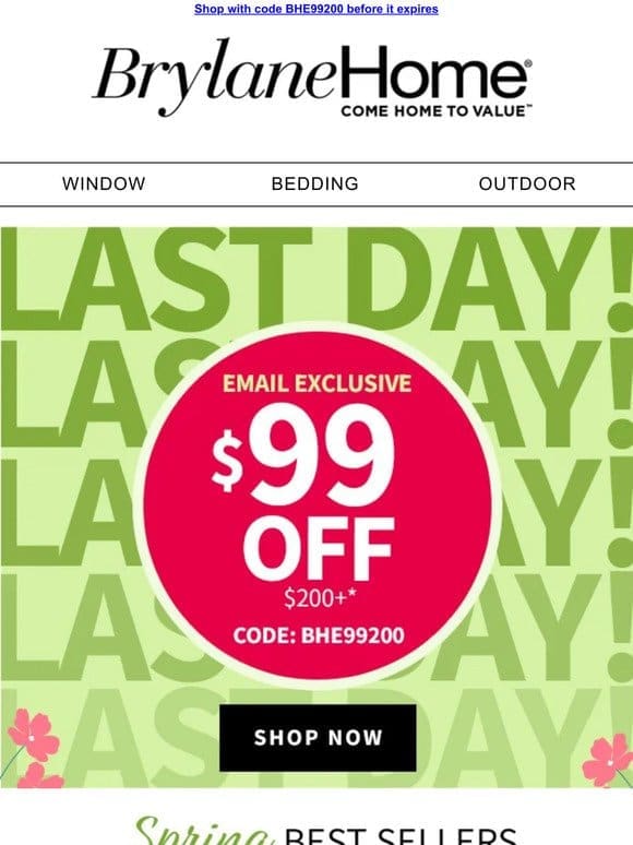 $99 OFF Ends at Midnight!