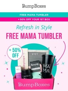 A FREE Black Tumbler is waiting for you!
