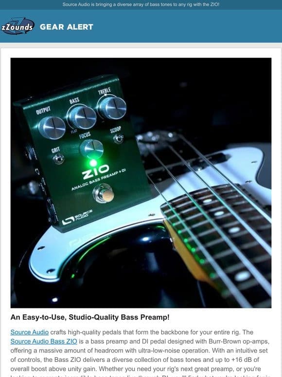 A Tone-Shaping Pedal Specifically Designed for Bass!