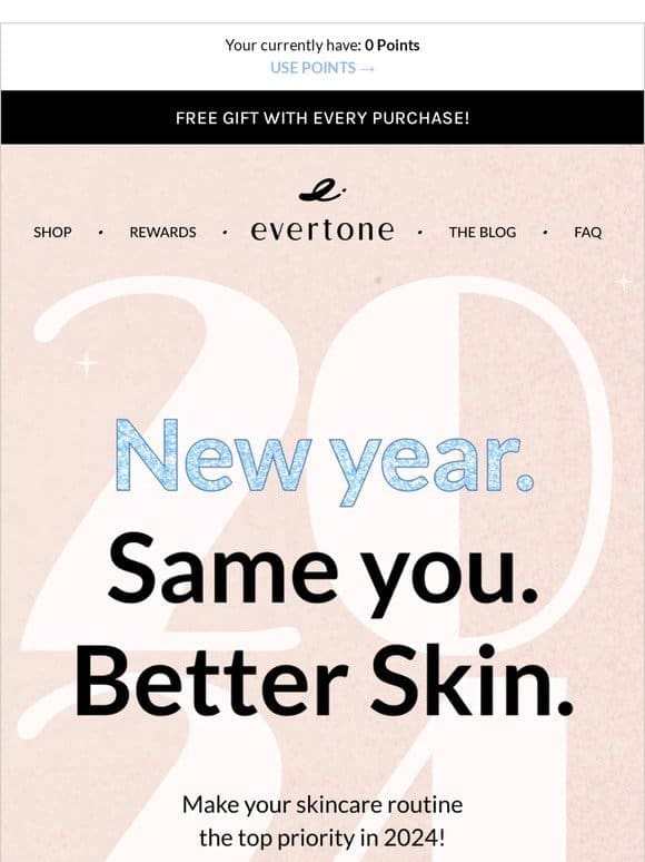 A fresh year call for skincare upgrades.