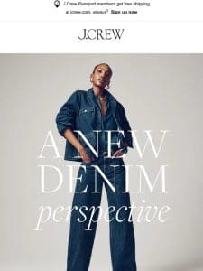 A new denim perspective