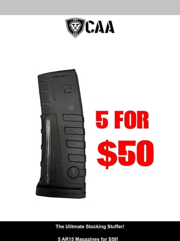 AR15 Mags 5 for $50