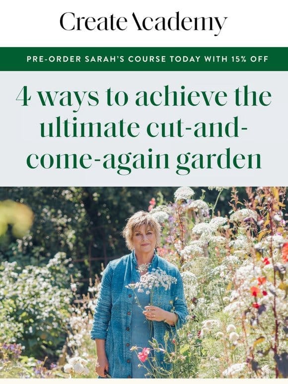 Achieve the ultimate cut-and-come-again garden