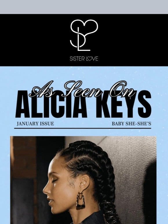 Alicia Keys Rockin’ Sister Love Babies She-She’s!