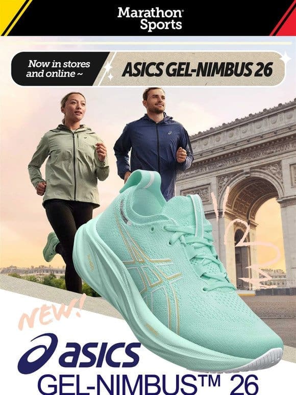 All New ASICS GEL-NIMBUS 26