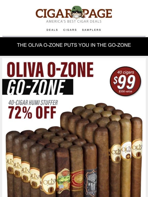 All cigars. All discounted.