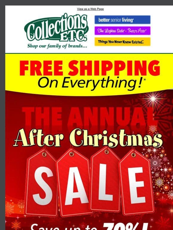 Amazing After-Christmas Deals Going On Now!