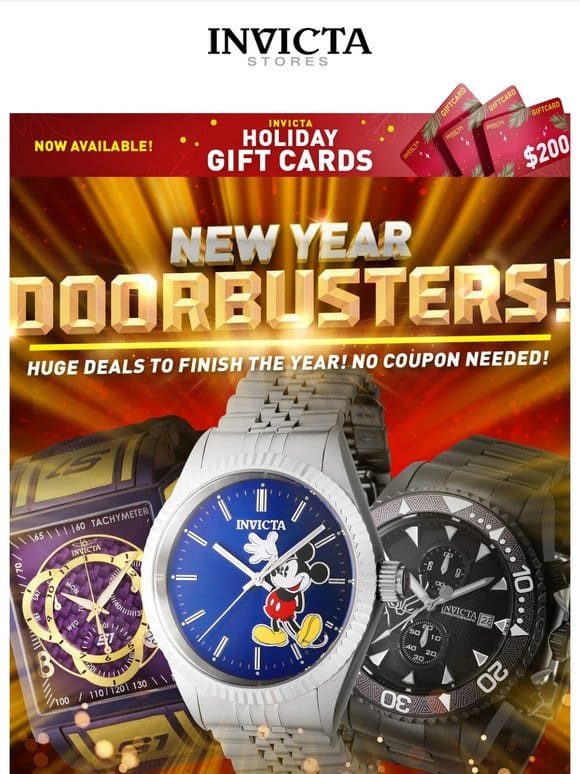 Amazing NEW YEAR DOORBUSTERS Are Here❗
