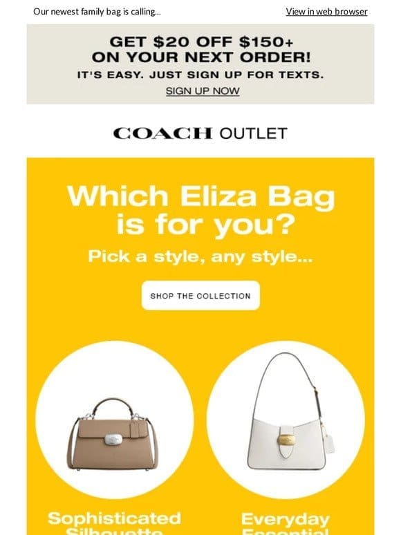 An Eliza Bag For Every Look