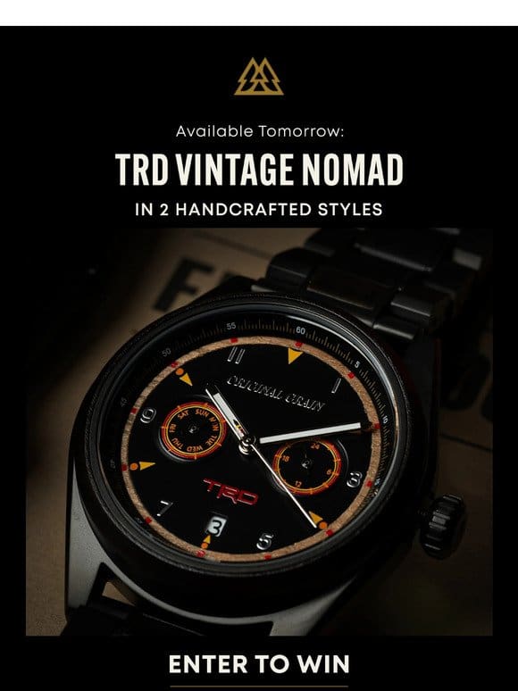 Available tomorrow: TRD VINTAGE NOMAD