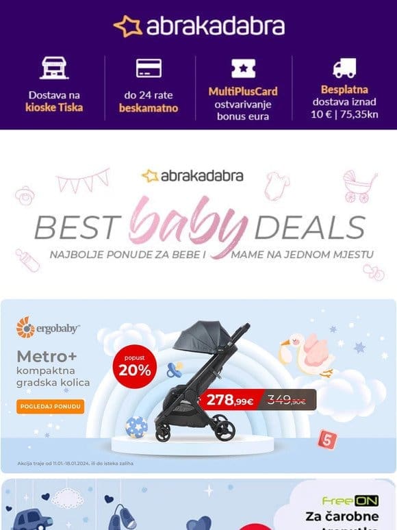 BEST BABY DEALS ⭐️ SVE za bebe， SADA， uz super popuste