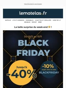 BLACKFRIDAY | LA surprise du week-end !