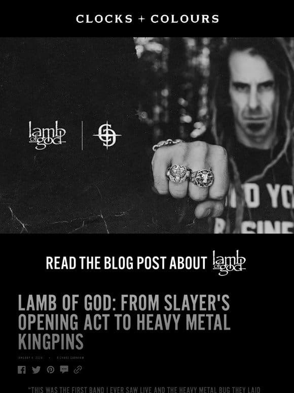 BLOG SPOTLIGHT: Lamb of God