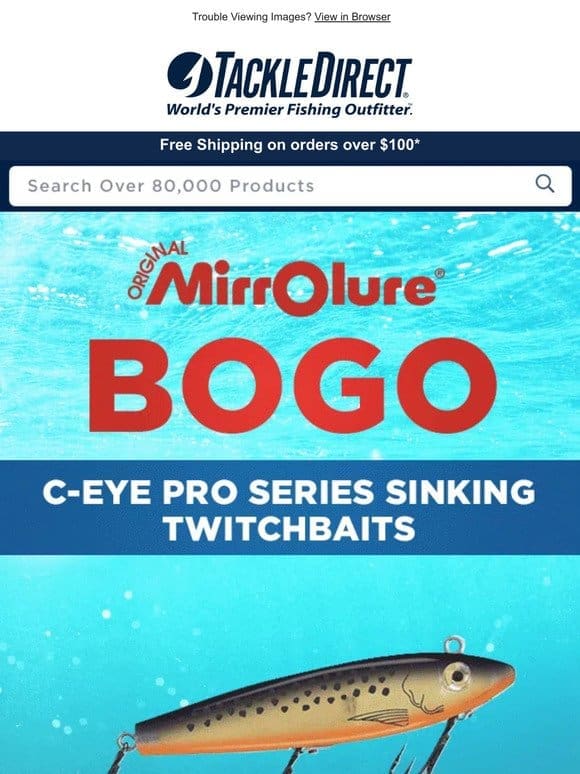 BOGO FREE Mirrolure Twitchbaits