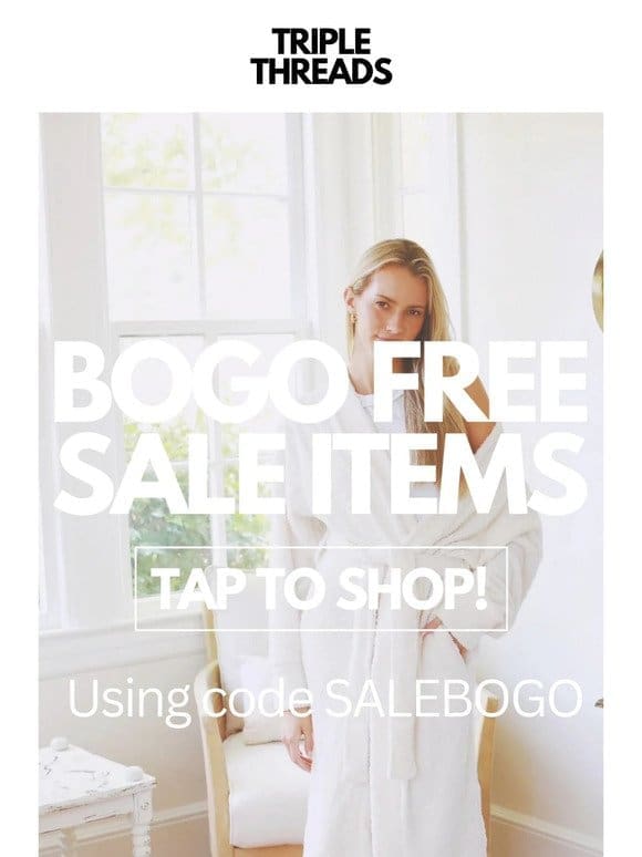 BOGO FREE SALE ITEMS