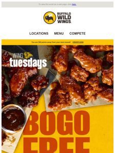 BOGO Tuesdays are twice as tasty.