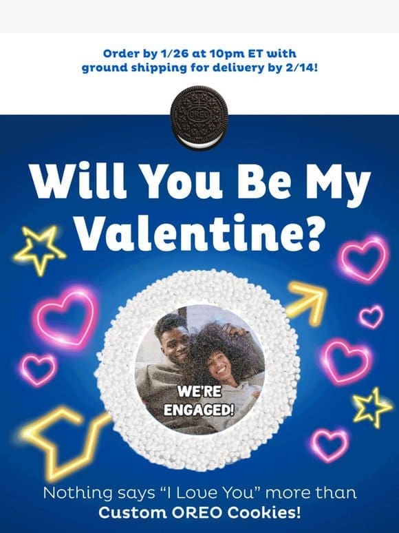 Be Mine   With Custom OREO Cookies