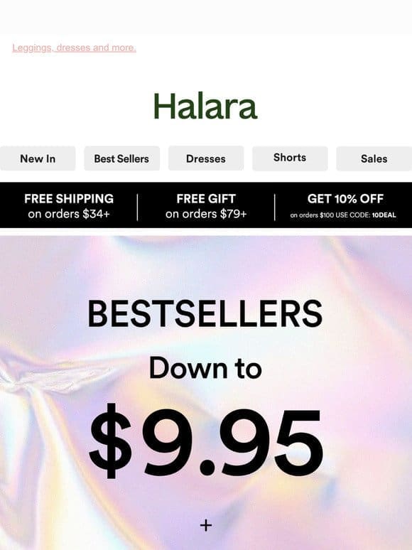 Bestsellers down to $9.95