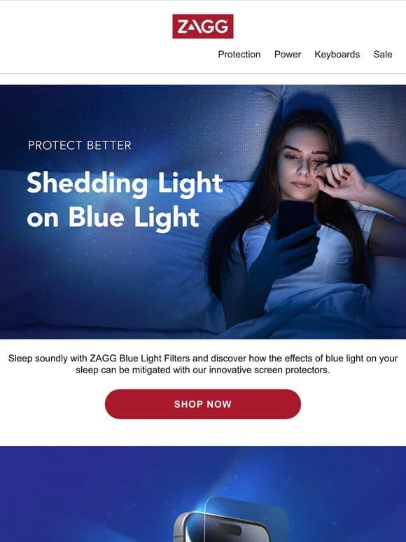 Better Sleep with Eyesafe® Blue Light Filtering