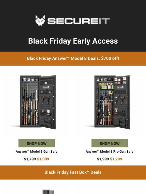 Black Friday Early Access Starts Today