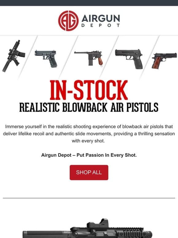 Blowback Air Pistols