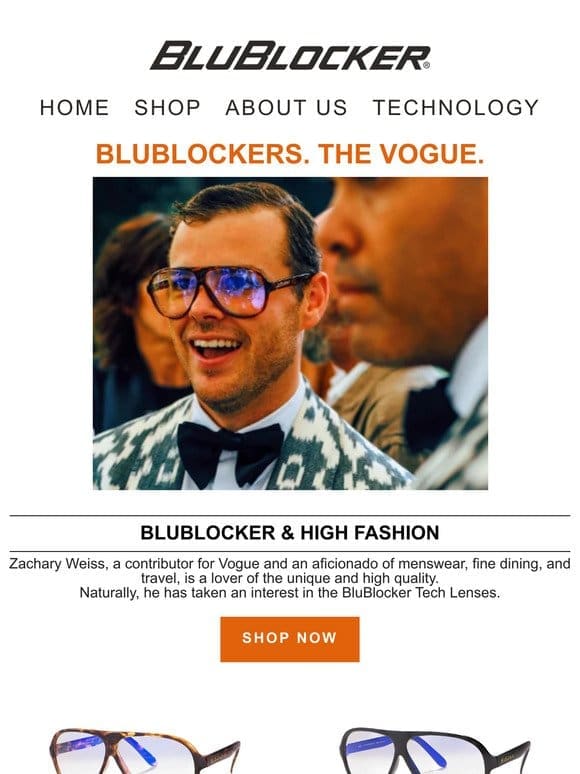 BluBlocker in High Fashion