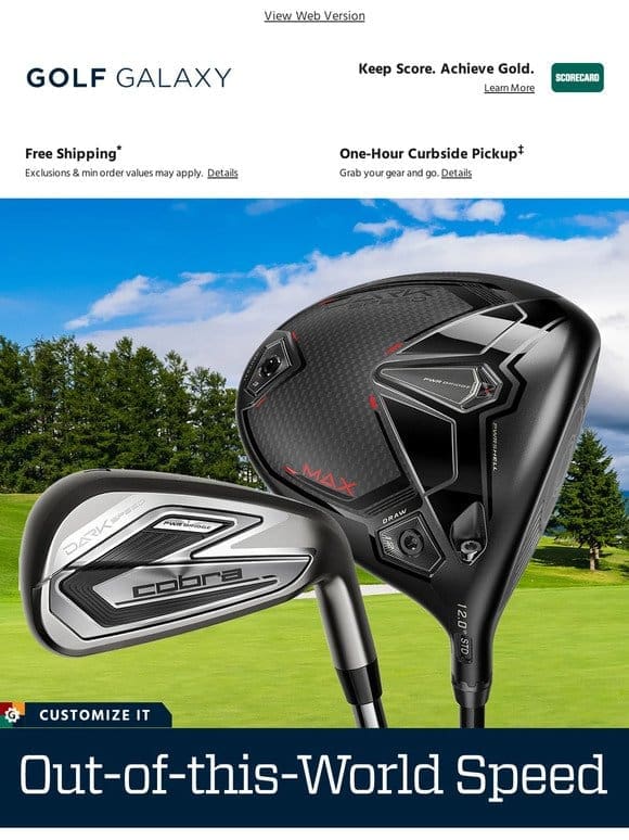 Brand new!   COBRA DARKSPEED woods & irons