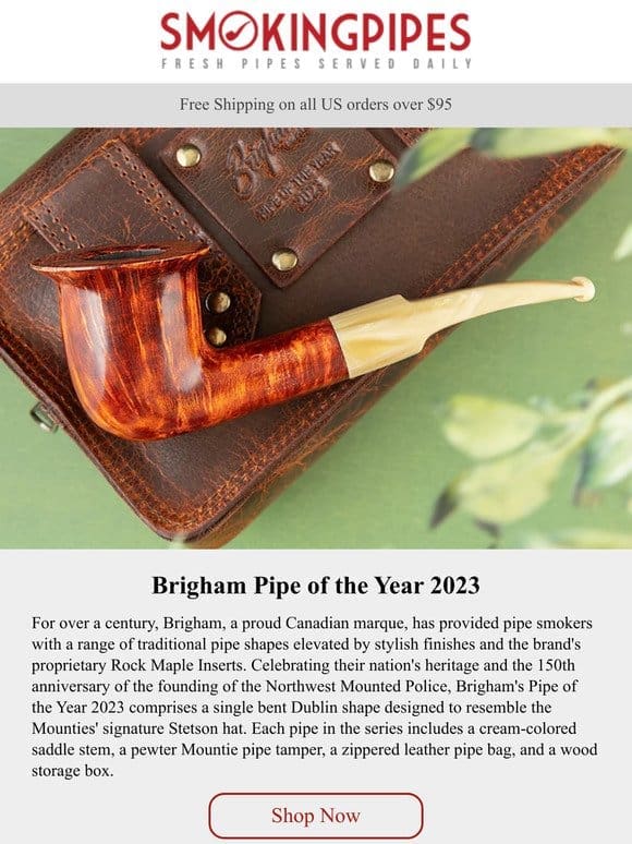 Brigham’s Pipe of the Year 2023 | Celebrating 150 Years of the Northwest Mounted Police