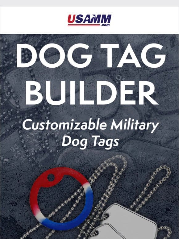 Build Your Custom Dog Tags