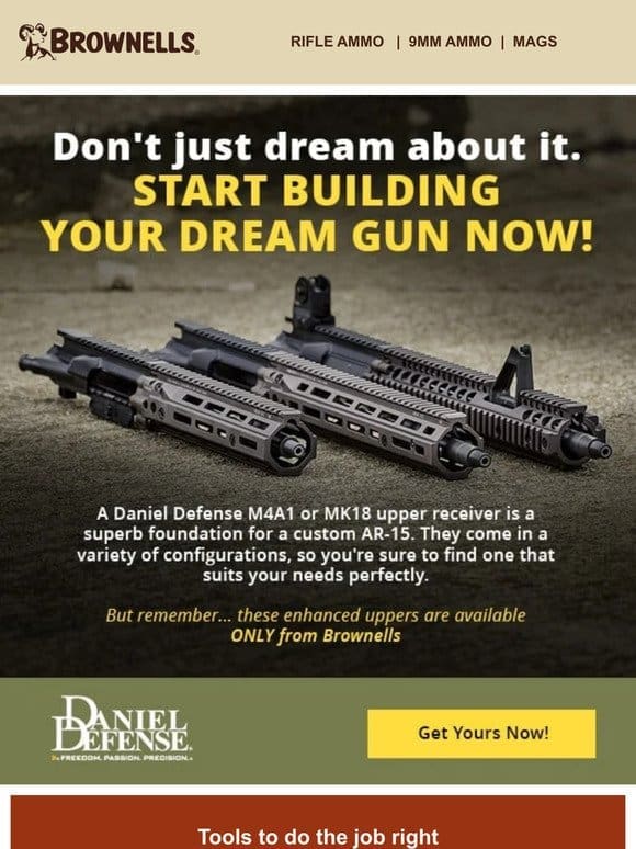 Build your Dream AR-15 on a Daniel Defense upper