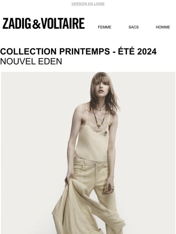 COLLECTION PRINTEMPS – ÉTÉ 2024 : NOUVEL EDEN