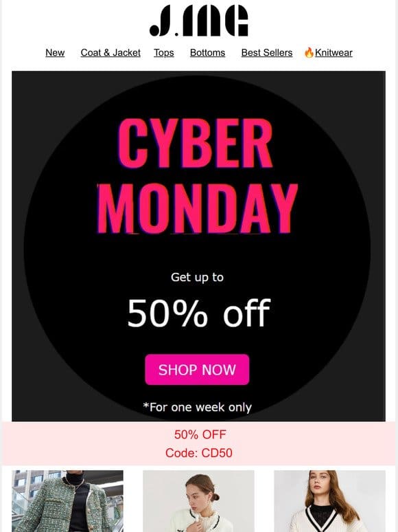 CYBER MONDAY IS ON▶