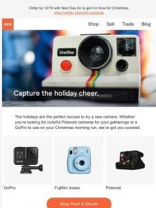 Capture the holidays with Polaroid， Instax， and more