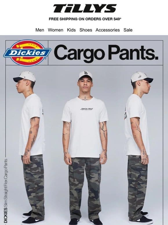 Cargo Pants + New Balance