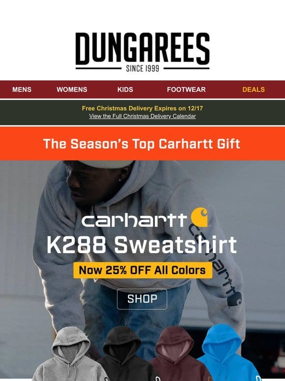 Carhartt’s Most Popular Hoodie is 25% Off