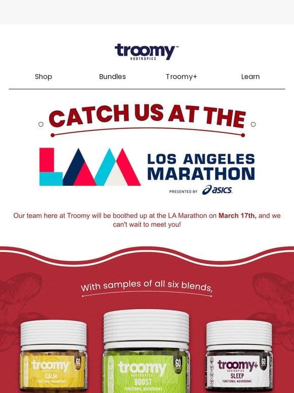 Catch Us at the LA Marathon ‍♀️