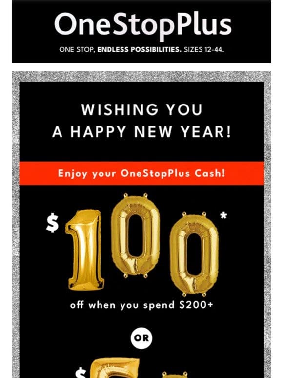 Celebrate 2024! Unlock $50 off $100!