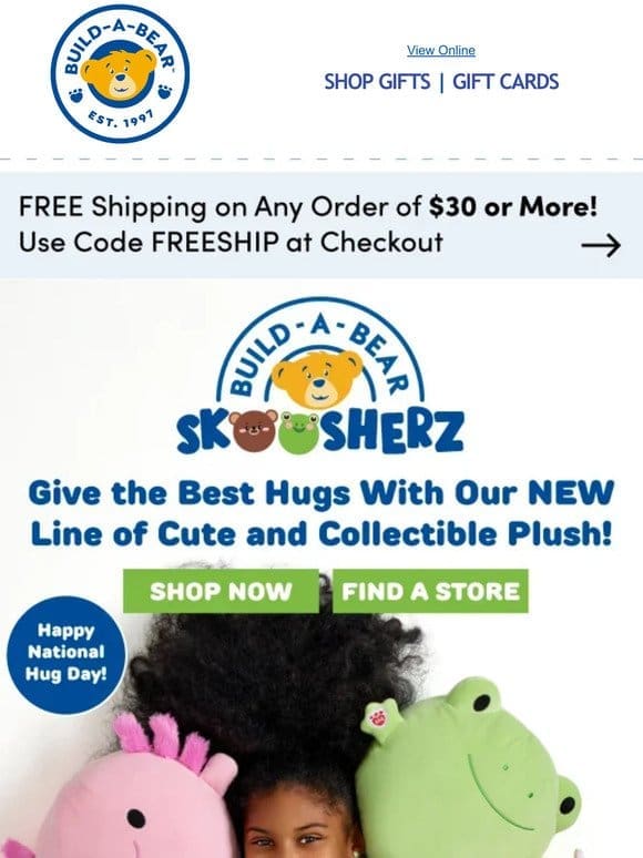 Celebrate National Hug Day with Skoosherz!