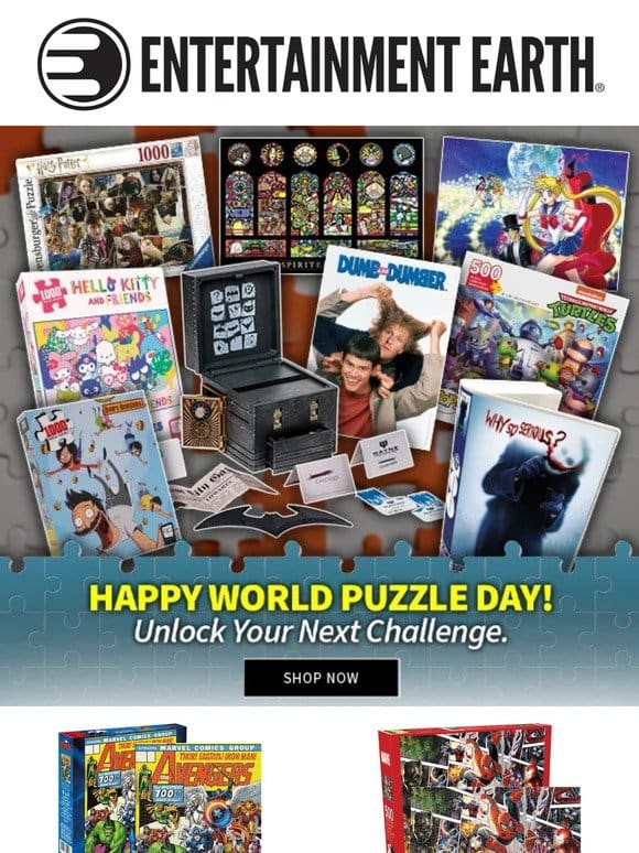 Celebrate World Puzzle Day with These Puzzles!