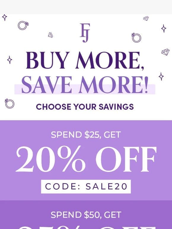 Choose your savings， Jewel! ✨