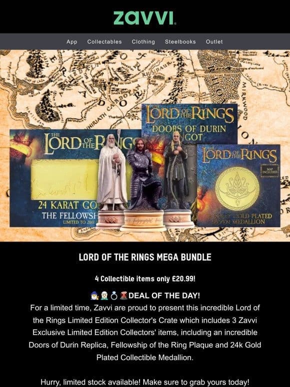 [Christmas Eve Offers!] Perfect gift for any Lord of the Rings fan and Collector!