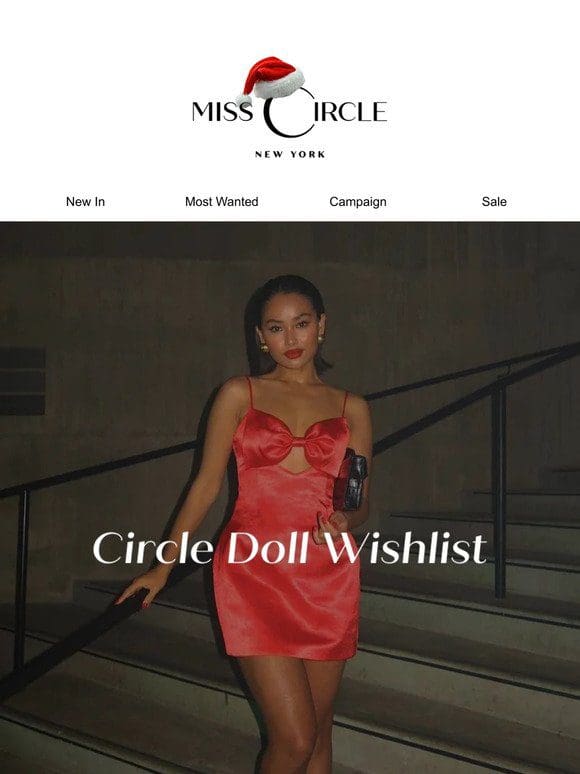 Circle Doll Holiday Wish List 20% Off