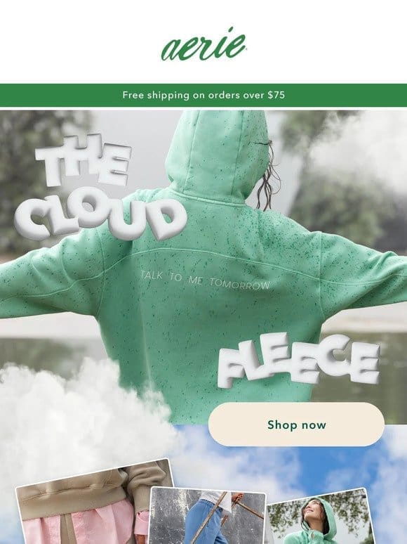 Cloud fleece has entered the chat