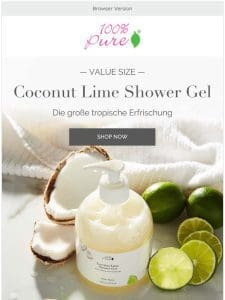 Coconut Lime Shower Gel BIG