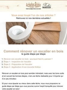 Comment rénover efficacement un escalier en bois : le guide étape par étape