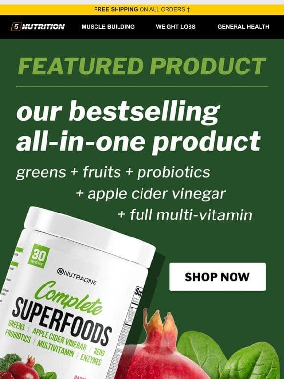 Complete Superfoods | Packed with Nutrients