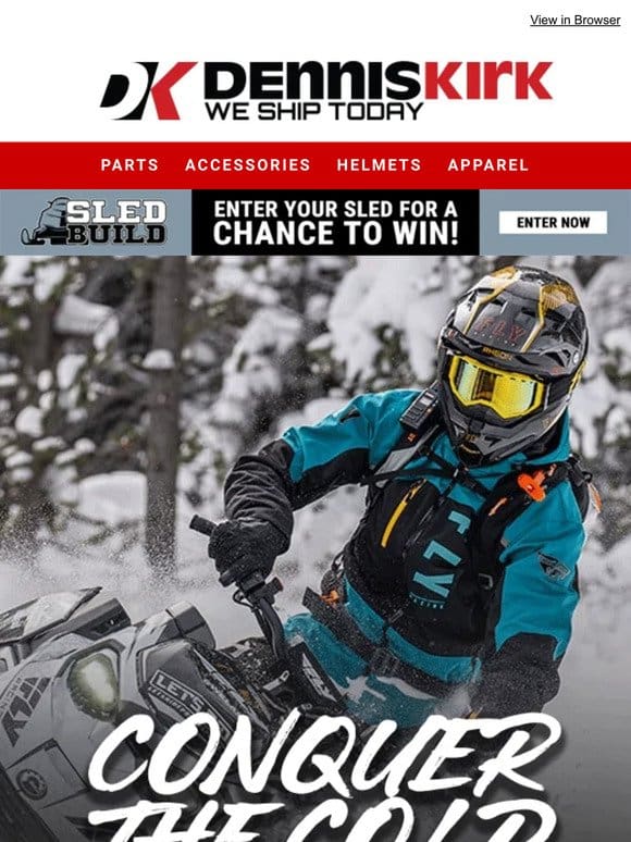 Conquer the Cold: Shop Top Snowmobile Gear Awaits You at DennisKirk.com