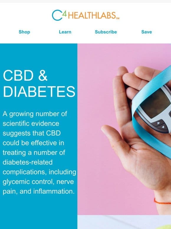 Could CBD Help Improve Diabetes?